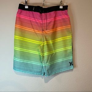 NWT Hurley Multi Color Swim Trunks